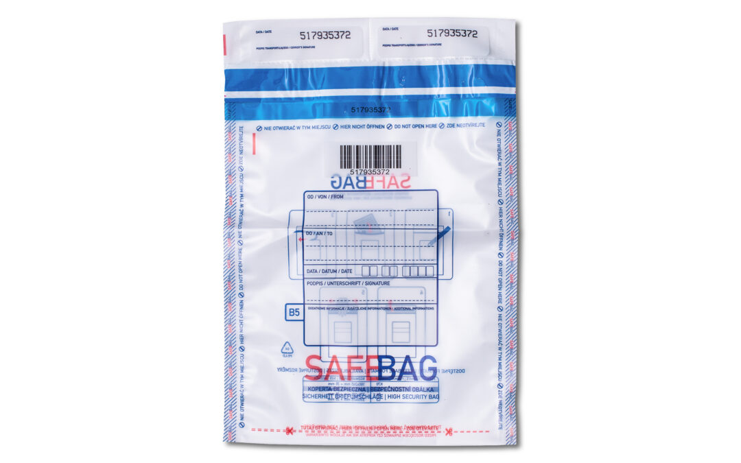 Koperta bezpieczna SafeBag B5 transparentna