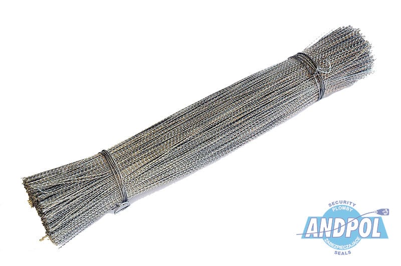 Drut stalowy w oplocie stalowym 30cm