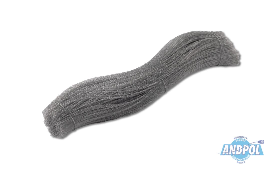 Drut żyłkowy w oplocie stalowym 30cm